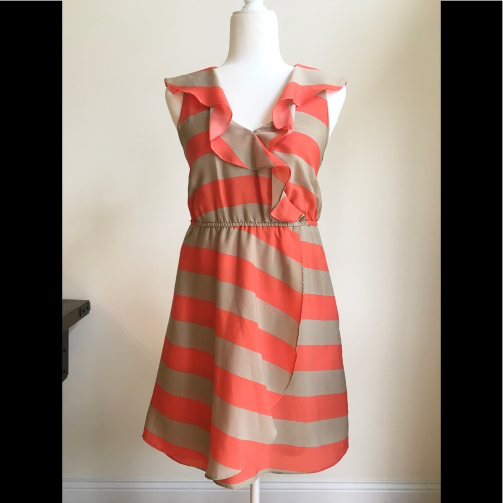 Beautiful BCBGeneration faux wrap dress!